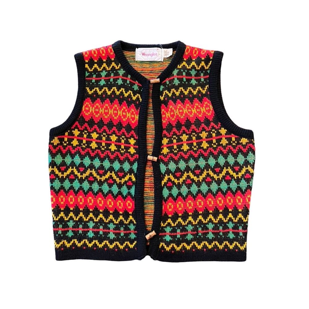 Wrangler Vintage Sweater Vest - Made in the USA